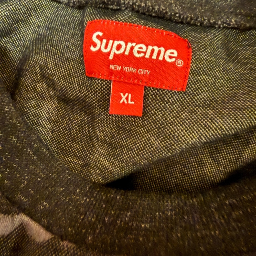 Supreme SS18 Jacquard Logo Crewneck - Picture 4 of 7
